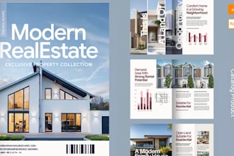 design commercial real estate offering memorandum property brochure, om brochure