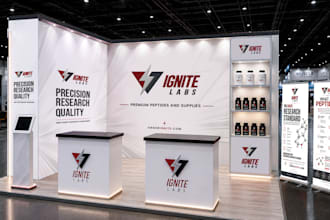 design print ready trade show booth graphics and exhibition displays