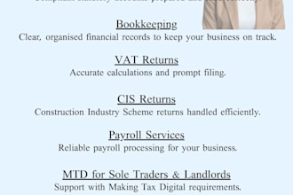 provide professional UK accounting and bookkeeping services