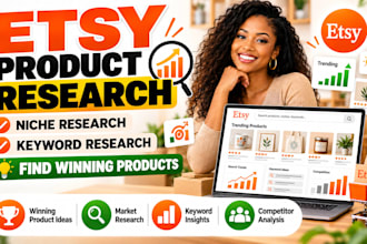 etsy product research niche research keywords research and find winning products