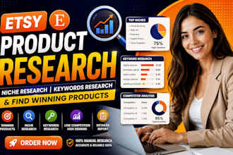 etsy product research niche research keywords research and find winning products