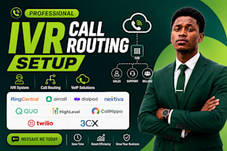 ringcentral aircall dialpad nextiva quo ghl callhippo IVR call routing setup