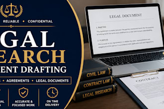 provide professional legal drafting, contracts, and legal research