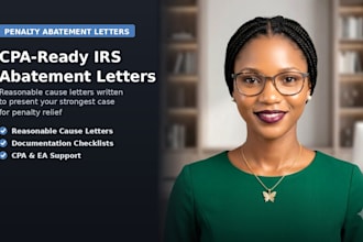 write CPA ready irs penalty abatement letters