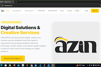 build a custom business website with python django