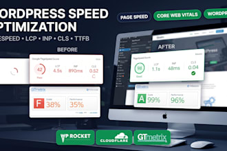 increase website page speed score, do advanced wordpress speed optimization