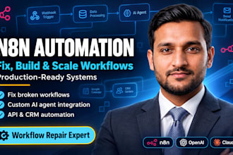 fix, build and scale your n8n automation workflows