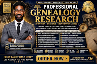 trace your ancestors and research your family tree