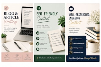 write engaging blog posts and articles