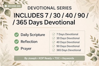 ghostwrite christian devotional ebook for women and men