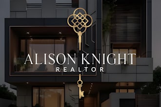 design a luxury real estate, construction and property logo