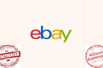 reinstate deactivated ebay account and resolve listing and policy violations