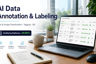 perform ai data annotation and labeling