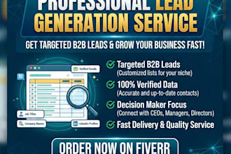 do b2b lead generation and targeted email lists