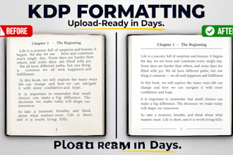 format your low content book interior for amazon KDP publishing