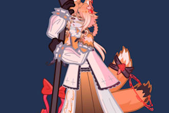 make you a detailed gacha life character