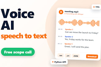 build whisper speech to text, text to speech and voice ai apps