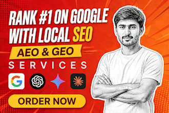 monthly website local SEO, GEO, aeo, and building backlinks for ai search