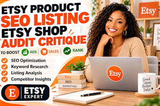 etsy product SEO listing etsy shop audit critique to boost ads sales and rank