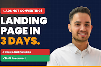 design a high converting elementor landing page in wordpress