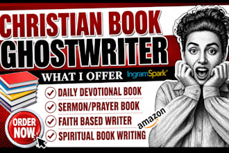 kdp christian book ghostwriting , devotional book ebook ghostwriter