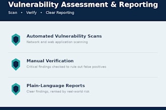 run a vulnerability scan and provide a risk assessment report