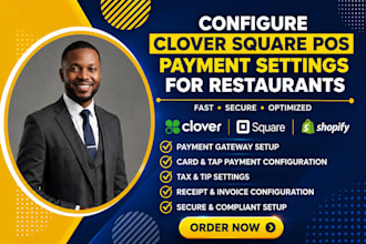 configure clover square pos payment settings for restaurants