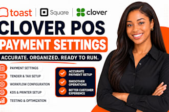 configure clover pos payment settings for restaurants
