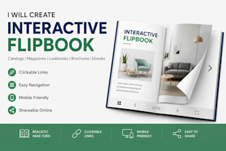 create interactive flipbook, PDF to flipbook, digital catalog and magazine