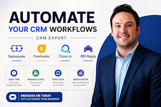 automate salesmate CRM freshsales close io rei reply