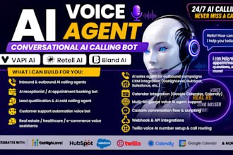 fix, create ai voice agent with vapi ai, retell ai, bland ai, make com