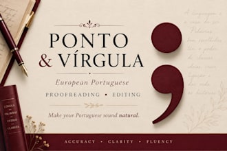 proofread and edit your european portuguese text