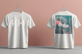 design a custom streetwear tshirt graphic design