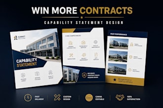 create a bid ready canva capability statement for government contractors