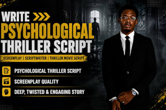 psychological thriller script screenplay scriptwriter thriller movie script