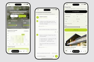 build ai and VR based real estate app, website, property listing and management