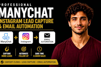 build manychat instagram lead capture and email automation