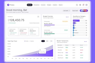 develop custom software for tracking income and expense revenue, accounting