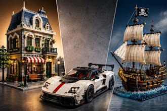 design custom lego models, moc designs with instructions