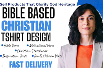 custom typography christian tshirt design christian religious streetwear design