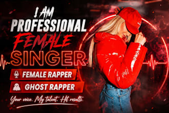 be female pop singer, female edm singer and rnb vocalist female singer