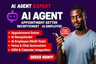 build you ai appointment setter, receptionist or ai employee
