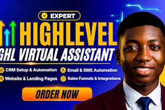 be go highlevel expert ghl CRM workflow automation gohighlevel virtual assistant