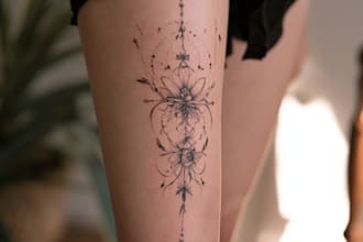 draw minimalist one line tattoo or anything