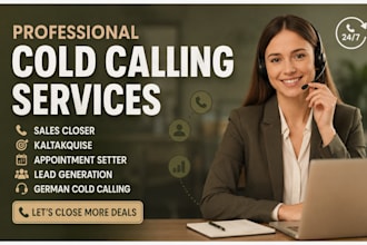 german cold calling sales closer kaltakquise appointment setter lead generation