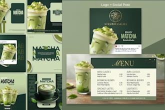 create a modern custom menu, price list, and catalog design