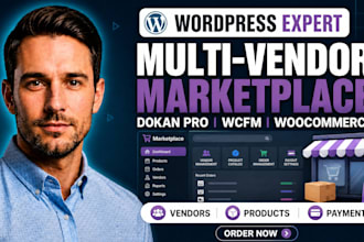 build a wordpress woocommerce multi vendor marketplace with dokan pro or wcfm