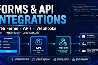 create forms apis and website automations