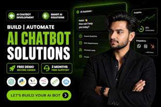 build ai chatbot, chatgpt, rag, ai agent, voice bot and automation