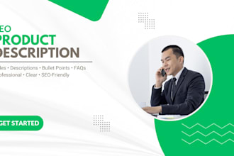 write SEO product descriptions and product listings